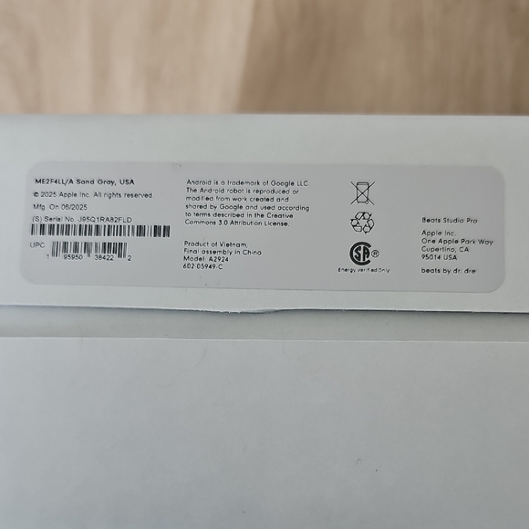 Beats Studio Pro Wireless Over Ear 40 Hour Battery Life Noise Cancelling New - Picture 10 of 11